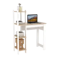 PIRA - FELIX DK80 MEJA KERJA / MEJA BELAJAR DENGAN RAK BUKU warna WHITE - PRO OAK - PIRA - foto 7