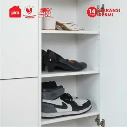 PIRA METROPOLIS - SIMON SR110P RAK SEPATU / LEMARI SEPATU TERTUTUP warna WHITE - PIRA METROPOLIS - foto 8
