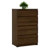 PIRA - LINUS CH4 LEMARI LACI warna BROWN WALNUT - PIRA - foto 4