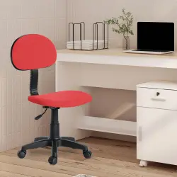 PIRA WORK - ARTU TC KURSI KERJA / KURSI KANTOR warna RED - PIRA WORK - foto 1