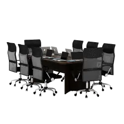 PIRA BAVARIAN - ALTA MT240 MEJA MEETING / MEJA RAPAT warna BROWN WALNUT - BAVARIAN - foto 5
