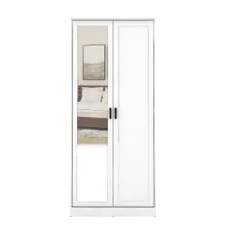PIRA METROPOLIS - YORK 2P LEMARI PAKAIAN 2 PINTU warna WHITE - PIRA METROPOLIS - foto 5
