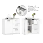 PIRA METROPOLIS OX -  ARUNA SB80 BUFET / RAK DAPUR / KITCHEN SET BAWAH DAPUR / LEMARI DAPUR warna WHITE - PIRA METROPOLIS OX - foto 7