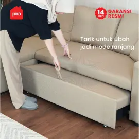 PIRA BAVARIAN - CAMILA SFC CONVERTIBLE SOFA / MULTIFUNGSI warna BROWN - PIRA - foto 4