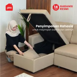 PIRA BAVARIAN - CAMILA SFC CONVERTIBLE SOFA / MULTIFUNGSI warna BROWN - PIRA - foto 5
