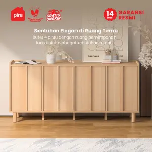 PIRA - SHIBUI SB160 BUFET / SIDEBOARD / LEMARI KABINET / MEJA TV warna PRO OAK - PIRA - foto 3