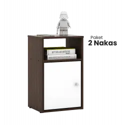 CLARISA AMERICAN WALNUT - WHITE 2 PCS - foto 4