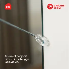 PIRA METROPOLIS -  YONA 5P 2DR LEMARI PAKAIAN 5 PINTU DENGAN 2 LACI warna WHITE - PRO OAK - PIRA METROPOLIS - foto 12