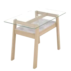 PIRA - NOBBEY DT120 MEJA MAKAN warna PRO OAK - PIRA - foto 11