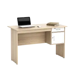 PIRA METROPOLIS - MT 122 N MEJA KERJA / KANTOR warna SONOMA OAK - WHITE - METROPOLIS - foto 8