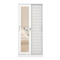 PIRA - KELSEY 90A MWDSL LEMARI PAKAIAN BESI SLIDING / PINTU GESER warna WHITE - PIRA - foto 2