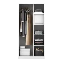 PIRA - KELSEY 90A MWDSL LEMARI PAKAIAN BESI SLIDING / PINTU GESER warna WHITE - PIRA - foto 6