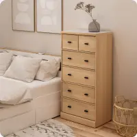 PIRA METROPOLIS - YORK CH4+2 LEMARI LACI / LEMARI SUSUN / DRAWER warna PRO OAK - PIRA METROPOLIS - foto 15