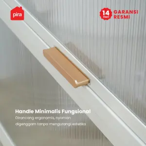 PIRA - REGALL AVA MSU 100T5 LEMARI DAPUR / RAK DAPUR / RAK DAPUR BESI / RAK SUSUN SERBAGUNA warna WHITE - PIRA - foto 3