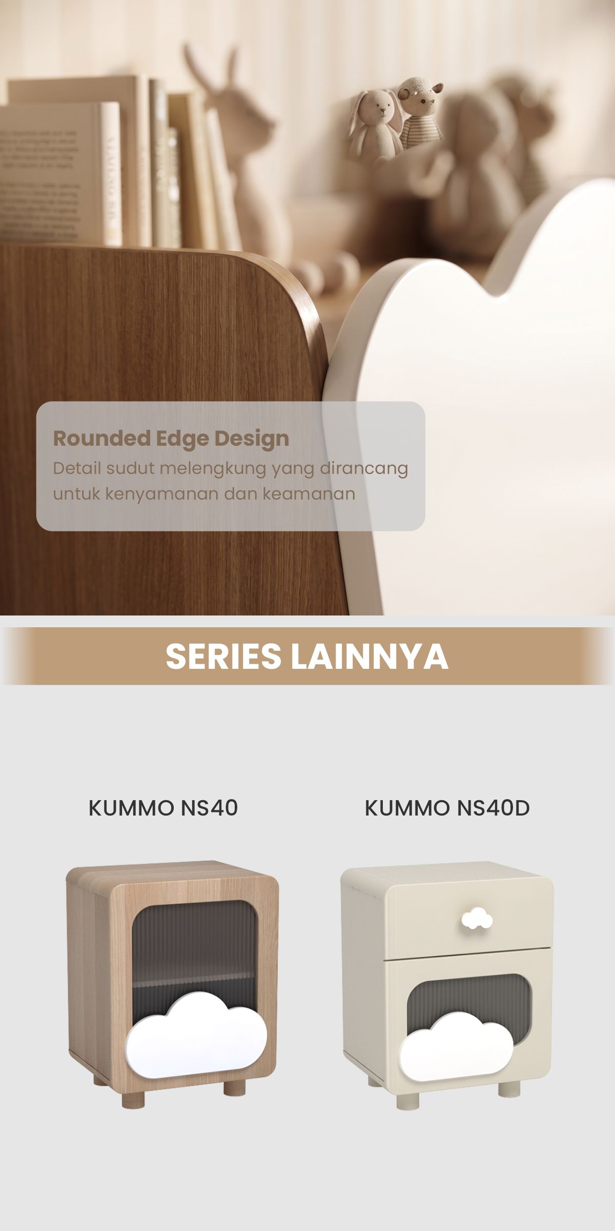 Infografik PIRA KIDS -  KUMMO HB100 HEADBOARD KASUR / SANDARAN KASUR / DIPAN / DIPAN TEMPAT TIDUR warna PRO OAK - WHITE - PIRA KIDS - halaman 4