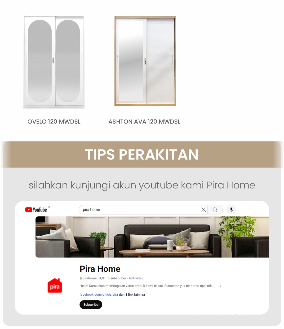 Infografik PIRA -  SCHON AVA 120 MWDSL LEMARI PAKAIAN BESI SLIDING / PINTU GESER warna WHITE - PIRA - halaman 8