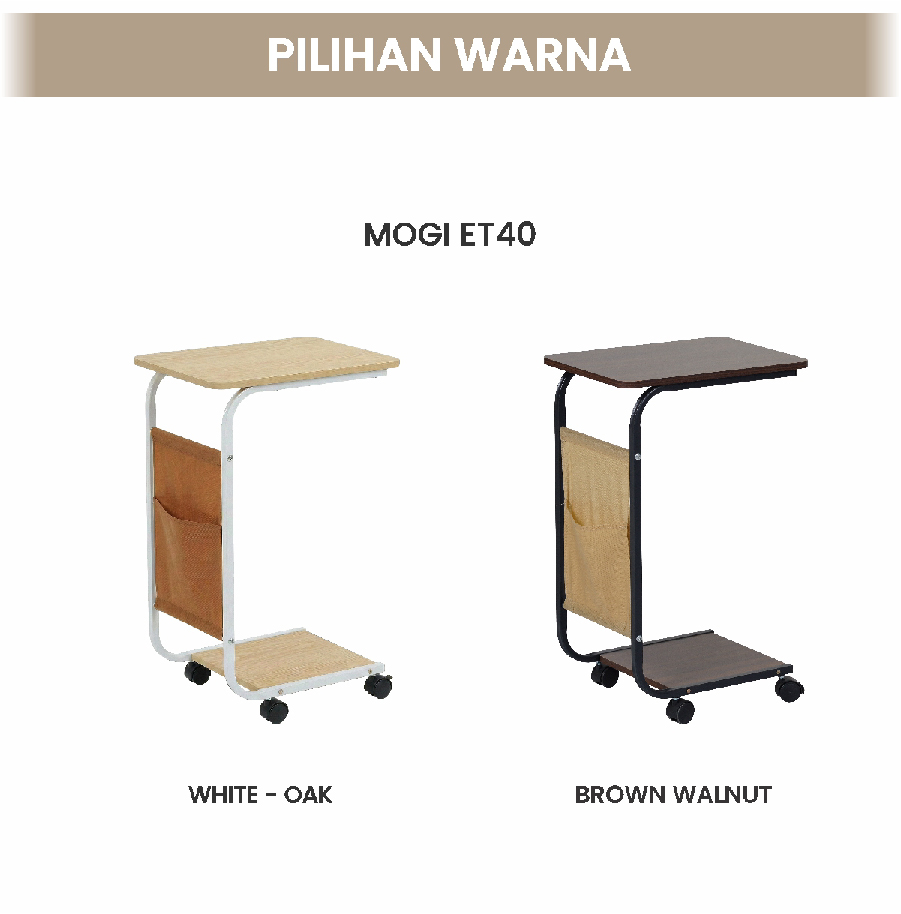 Infografik PIRA -  MOGI ET40 MEJA KOPI / MEJA SUDUT SOFA / MEJA SAMPING / MEJA KECIL warna WHITE - OAK - PIRA - halaman 7