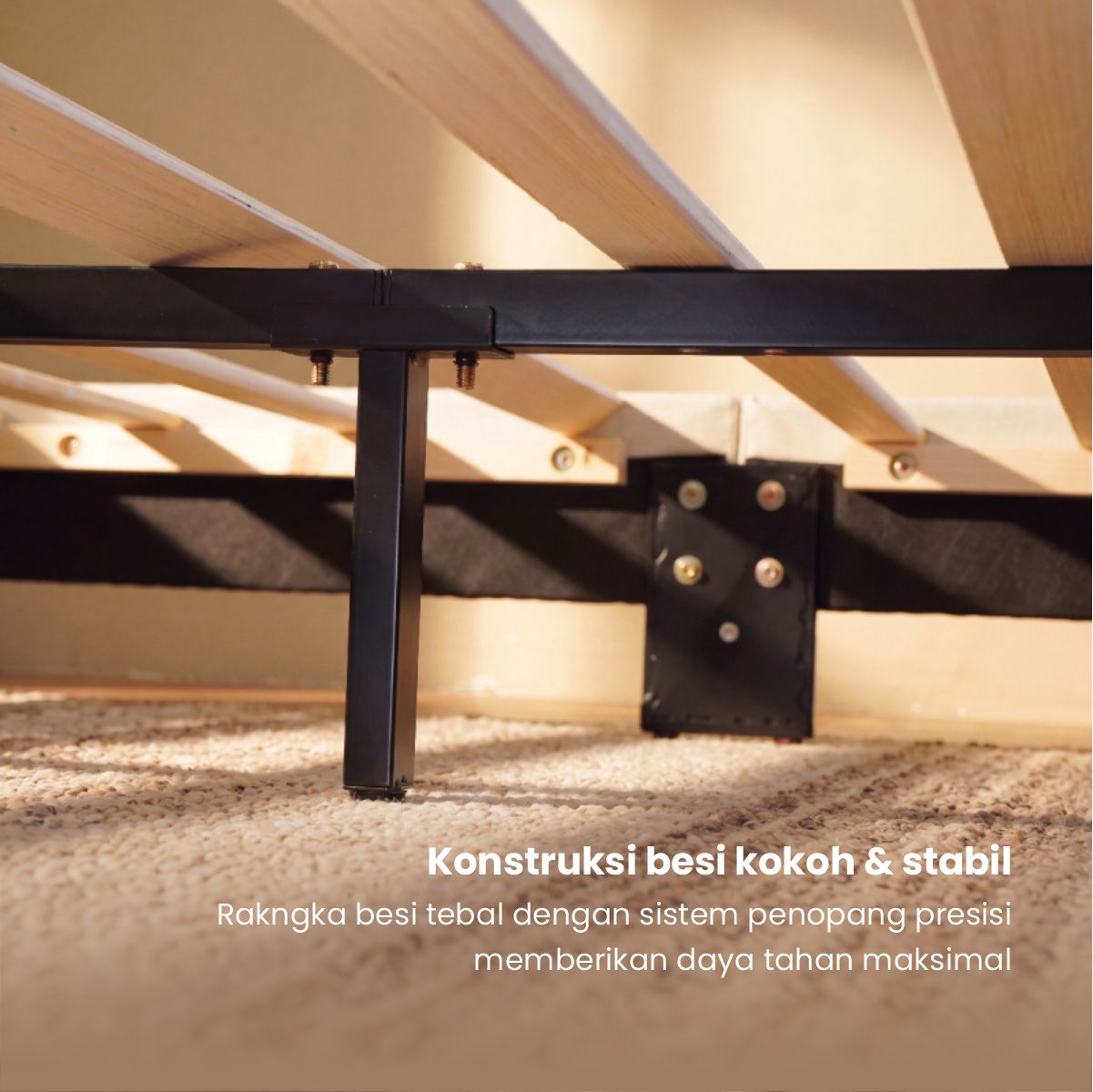 Infografik PIRA - PALMA BD180 PLATFORM BED / DIPAN / DIPAN TEMPAT TIDUR / RANJANG KASUR / DIPAN DENGAN LACI PENYIMPANAN warna GREY - PIRA - halaman 6
