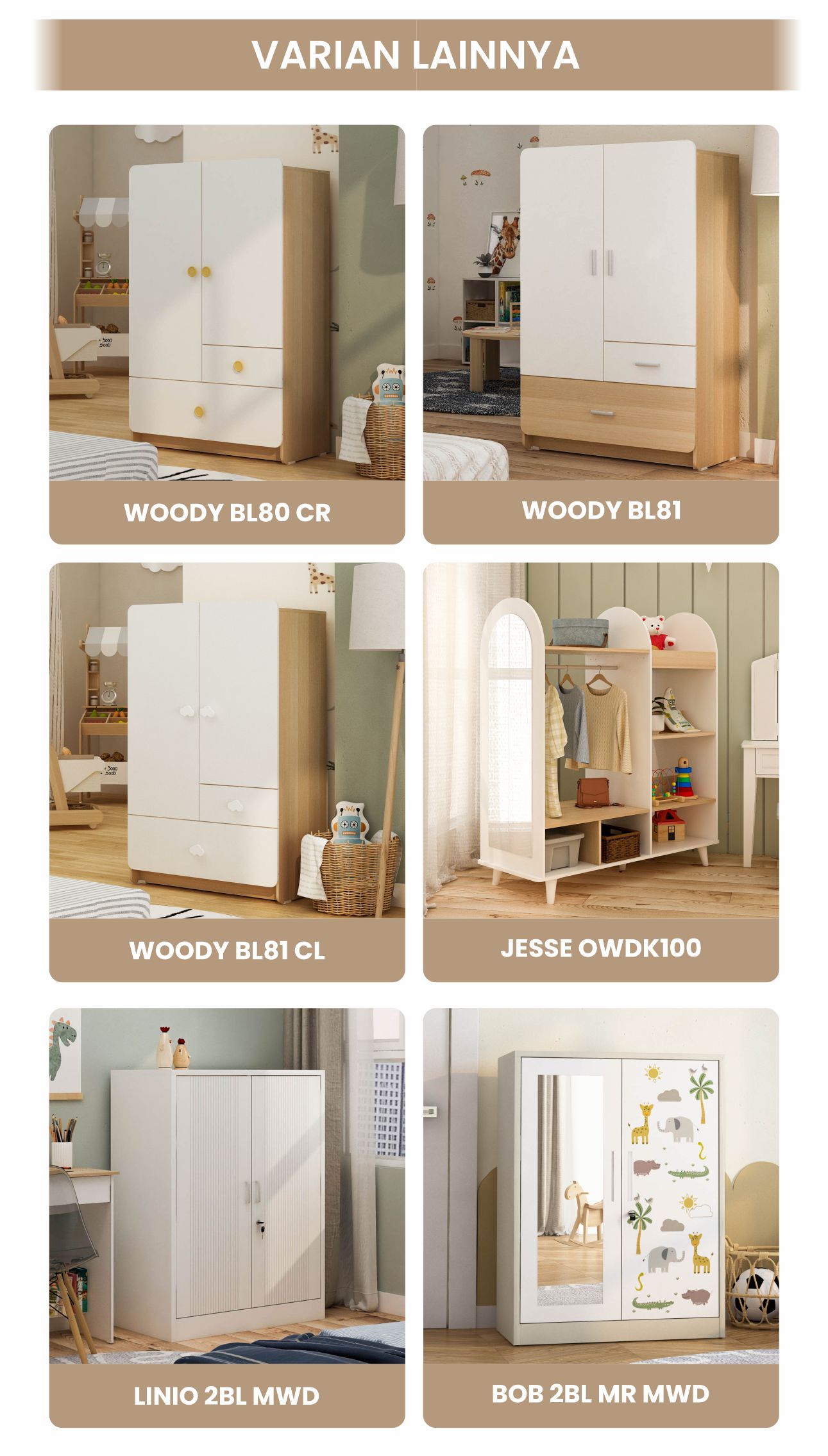 Infografik PIRA KIDS -  TIANA BL150 LEMARI PAKAIAN ANAK 3 PINTU / LEMARI BAJU ANAK warna EURO OAK - LIGHT TAUPE - PIRA KIDS - halaman 6