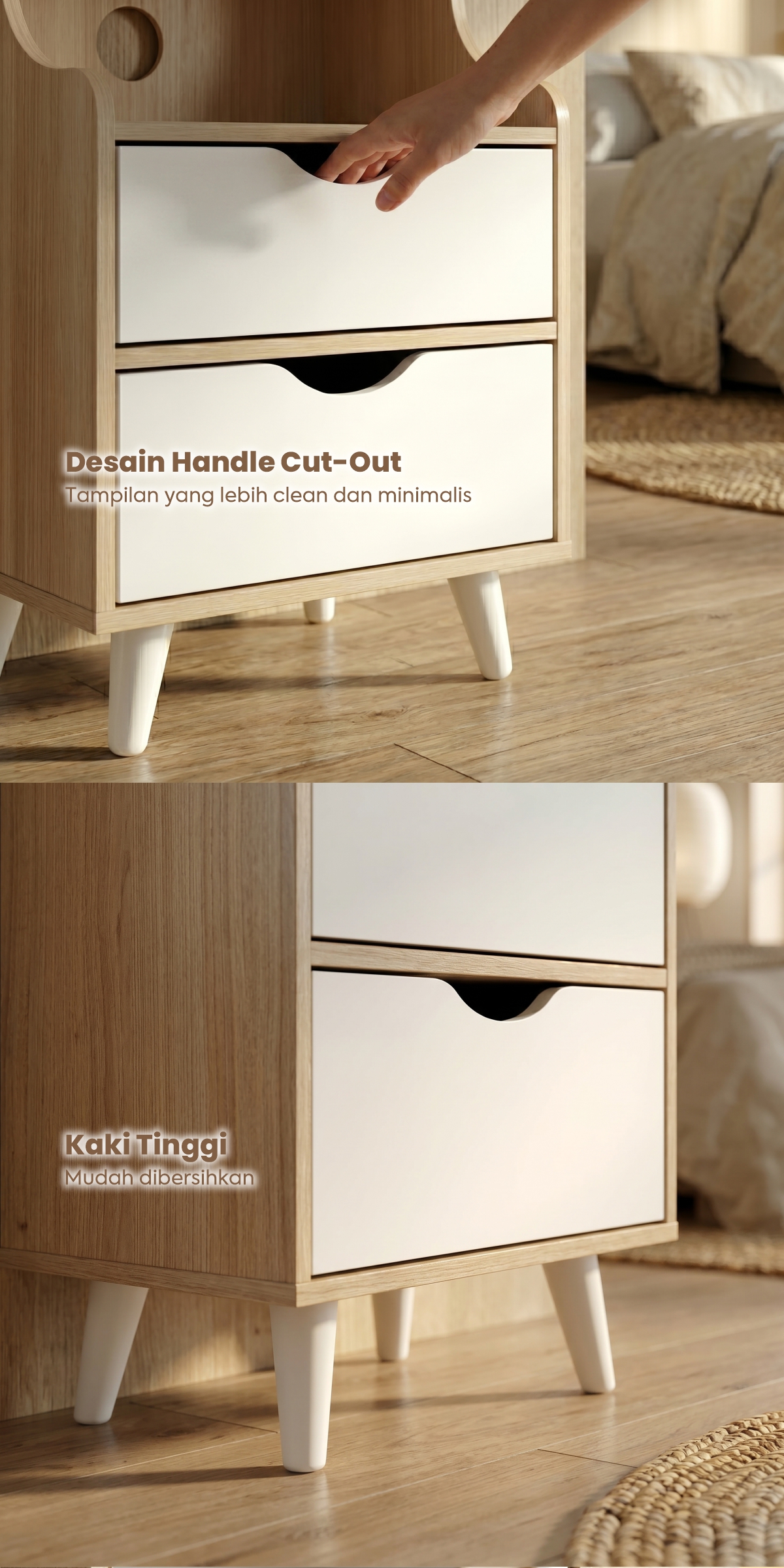 Infografik PIRA METROPOLIS OX - FUJI DS40 MEJA RIAS / CERMIN FULL BODY / MEJA RIAS MINIMALIS warna PRO OAK - WHITE - PIRA - halaman 4