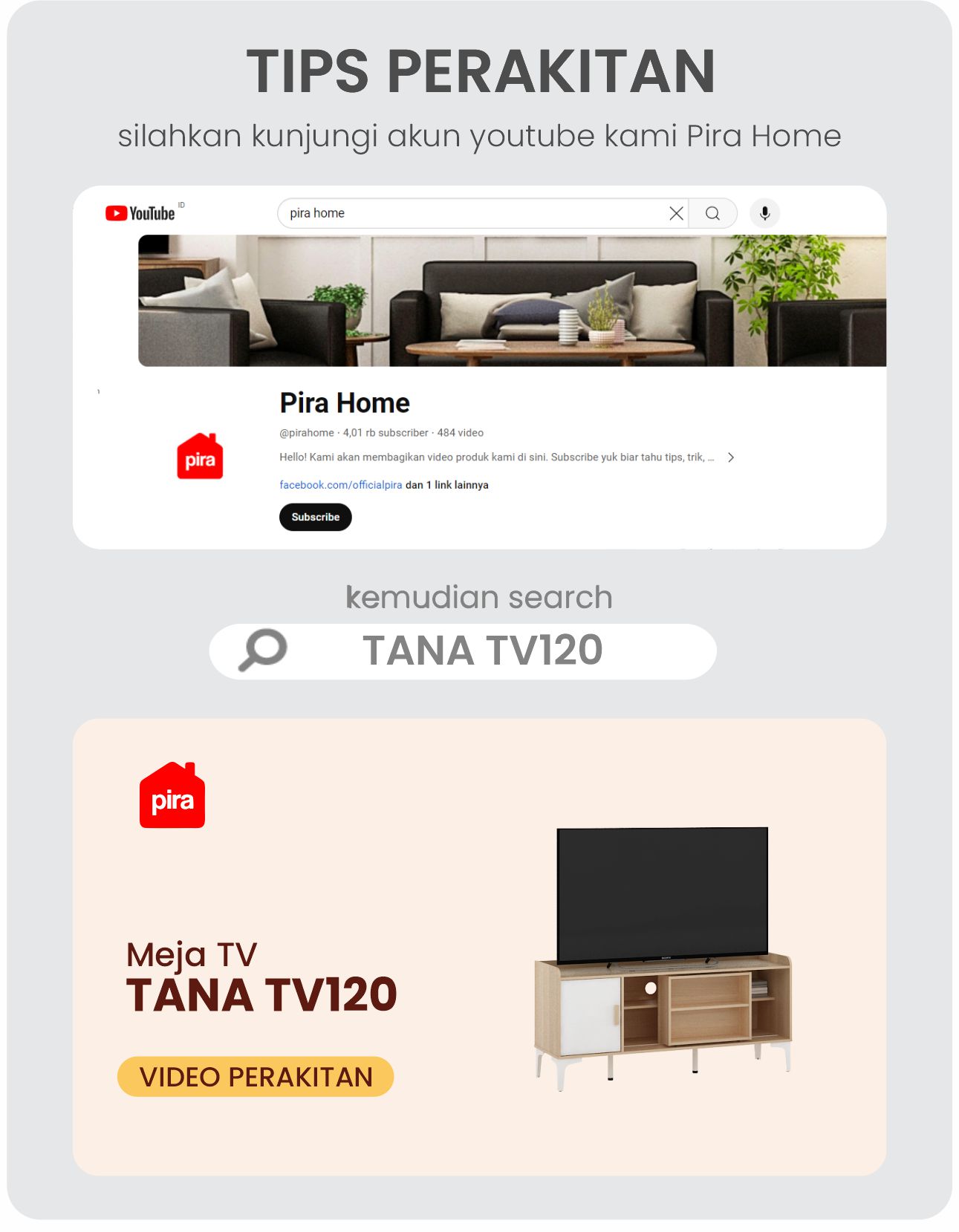 Infografik PIRA METROPOLIS -  TANA TV120 MEJA TV / RAK TV / KABINET TV/ LEMARI TV warna PRO OAK - WHITE - PIRA METROPOLIS - halaman 8