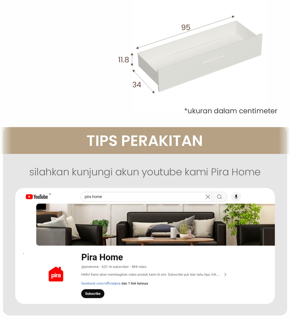 Infografik PIRA -  STEEL 4P 2BDR MWD LEMARI PAKAIAN BESI 4 PINTU / LEMARI BAJU / LEMARI BESI JUMBO DENGAN 2 LACI DAN RAK DISPLAY warna WHITE - PIRA - halaman 8