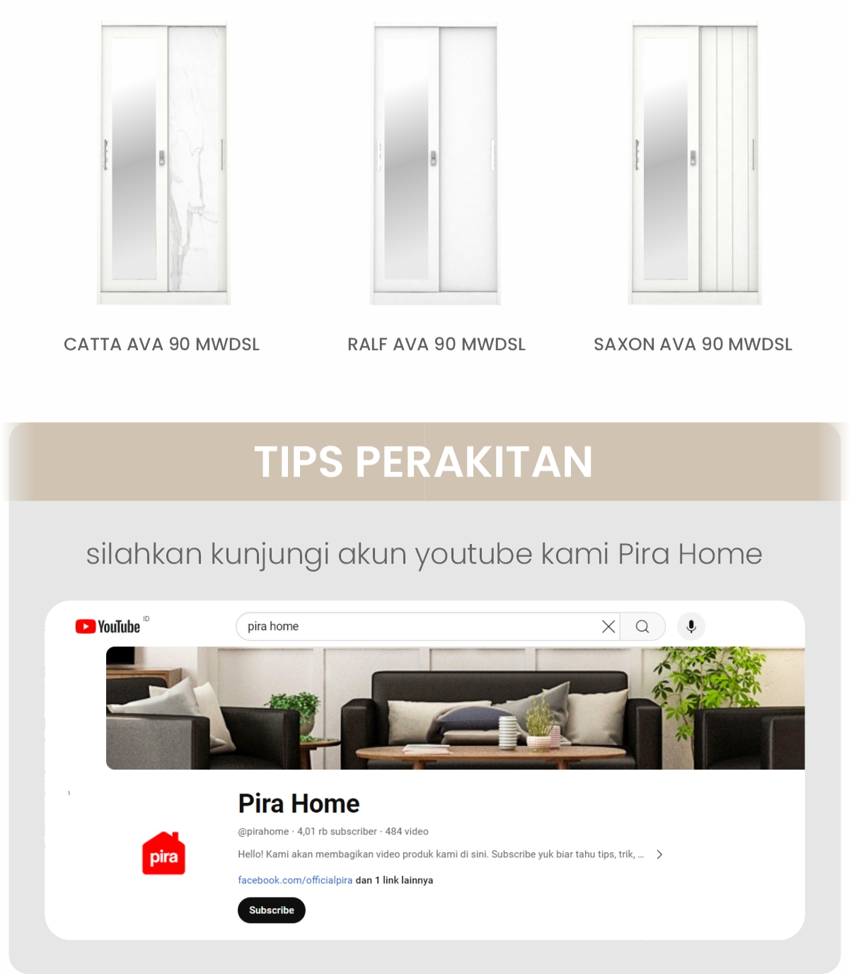 Infografik PIRA - ASHTON AVA 90 MWDSL LEMARI PAKAIAN BESI SLIDING / GESER MOTIF KAYU warna LIGHT ASH - WHITE - PIRA - halaman 8
