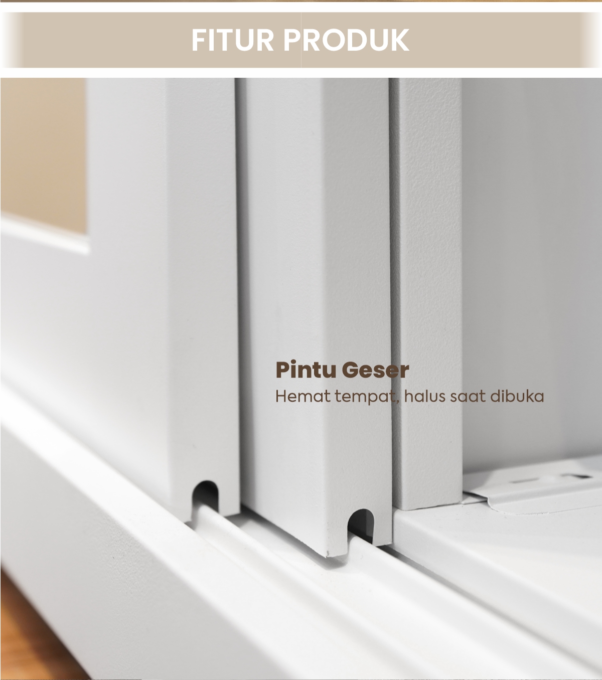 Infografik PIRA - CATTA AVA 90 MWDSL LEMARI PAKAIAN BESI SLIDING / PINTU GESER warna LIGHT MARBLE - WHITE - PIRA - halaman 3