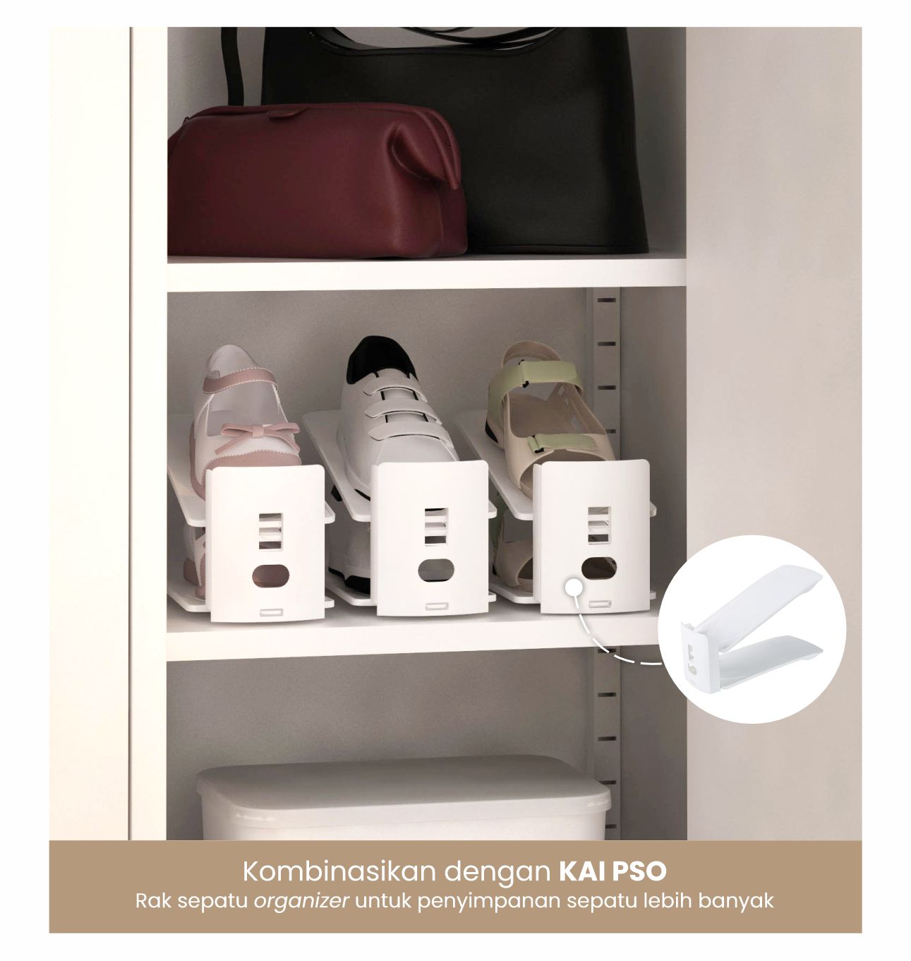 Infografik PIRA - BOLT MSR DR P RAK SEPATU BESI / LEMARI SEPATU / RAK BESI SERBAGUNA warna WHITE - PIRA - halaman 6