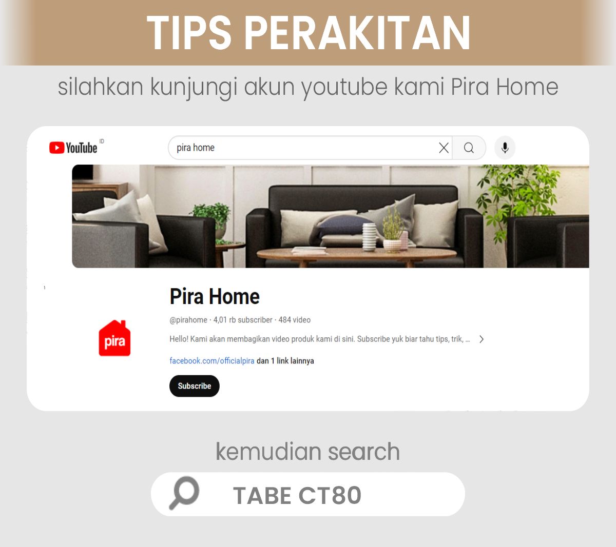 Infografik PIRA -  TABE CT80 MEJA TAMU / MEJA MAKAN LIPAT LESEHAN / MEJA BELAJAR LIPAT LESEHAN warna PRO OAK - PIRA - halaman 9