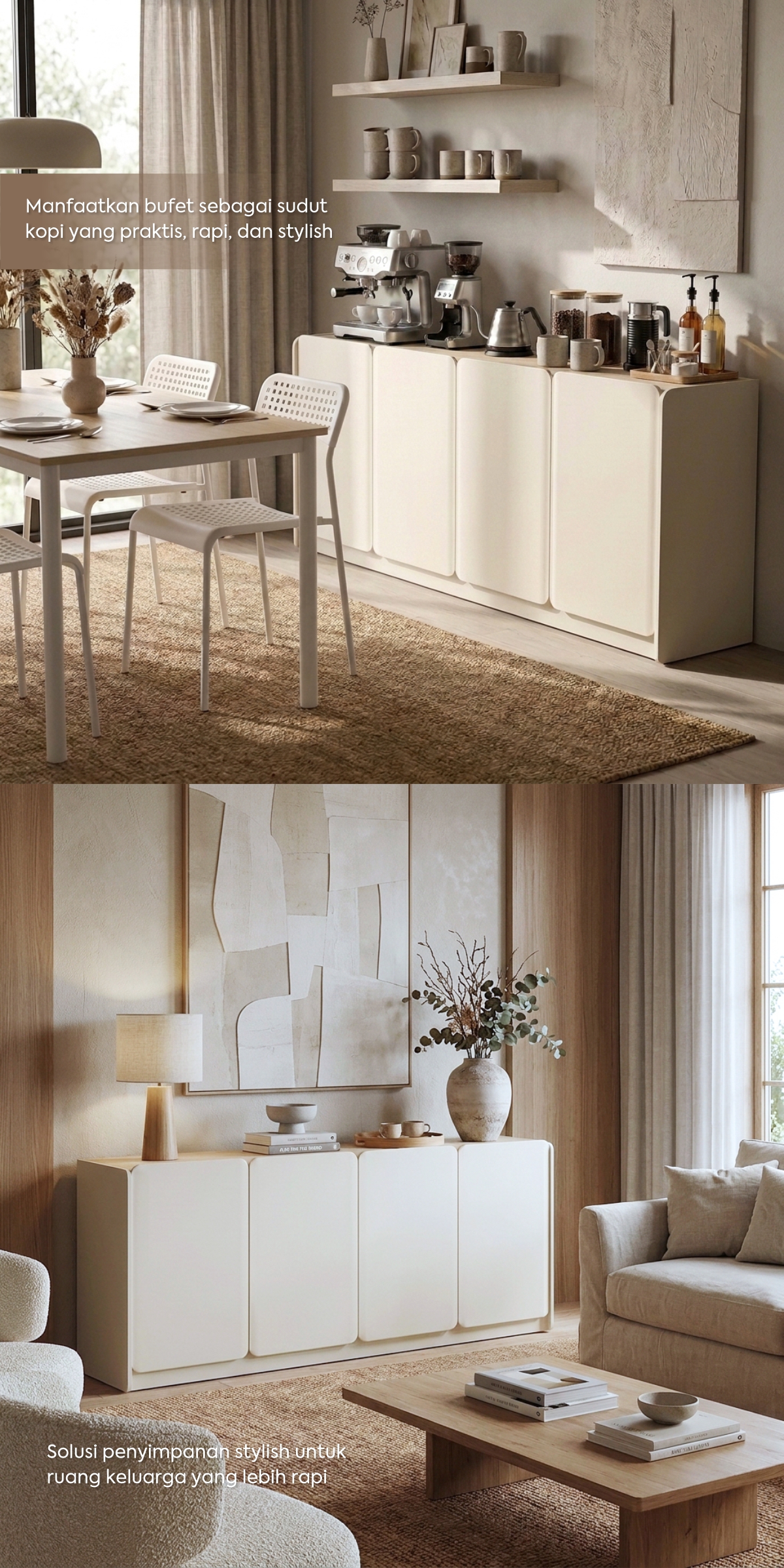 Infografik PIRA -  KOOVA SB180 BUFET / KABINET TV / SIDEBOARD / MEJA TV warna LIGHT TAUPE - PRO OAK - PIRA - halaman 5